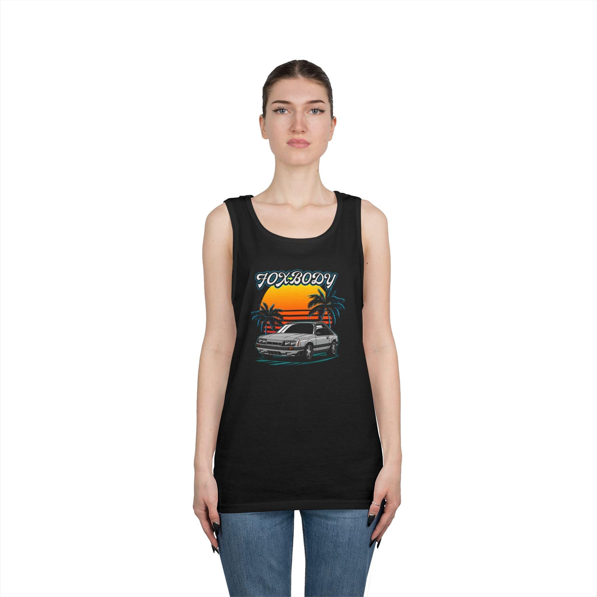 1979-1986 Retro Four Eye Fox Body Mustang Unisex Muscle Tank