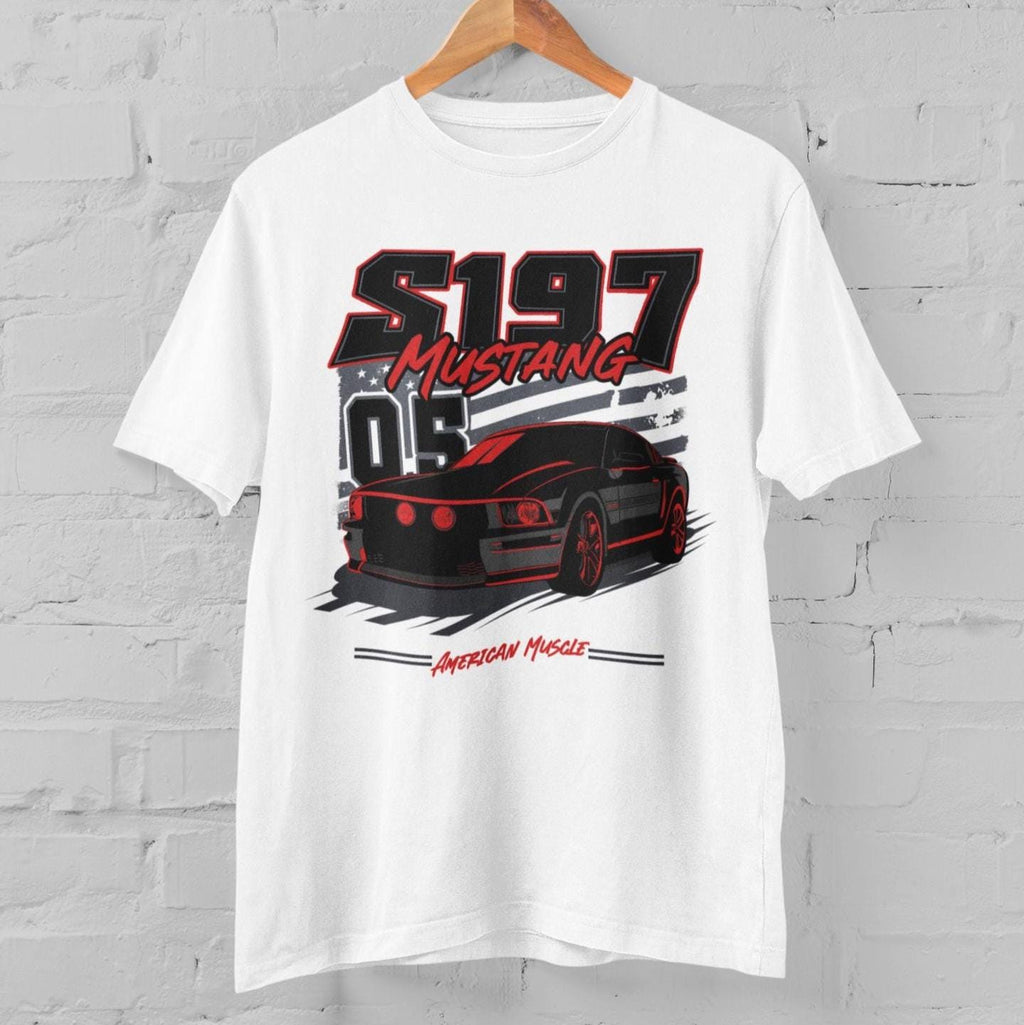 S197 Mustang 05-09 T-Shirt: American Muscle Car Graphic Tee