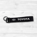 Black Toyota keychain lanyard for JDM cars, trucks, and car lovers