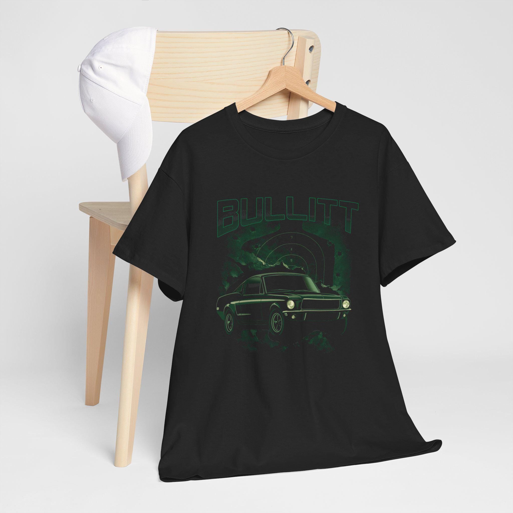 Classic Mustang Car Enthusiast Unisex Tshirt Black