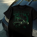 Classic Mustang Car Enthusiast Unisex Tshirt Black