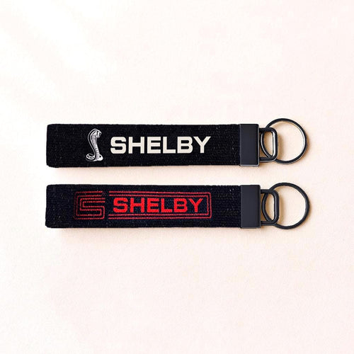 1 Shelby Snake Cobra Mustang Car Enthusiast Black Custom Keychain