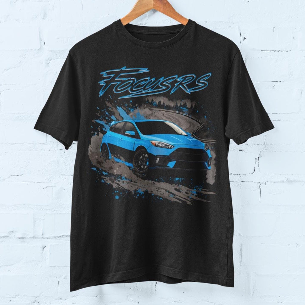 Focus RS Rallycross Nitrous Blue T Shirt AWD Turbo Hatchback Motorsport Streetwear Tee